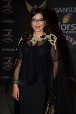 Zeenat Aman at the red carpet of Stardust awards on 21st Dec 2015